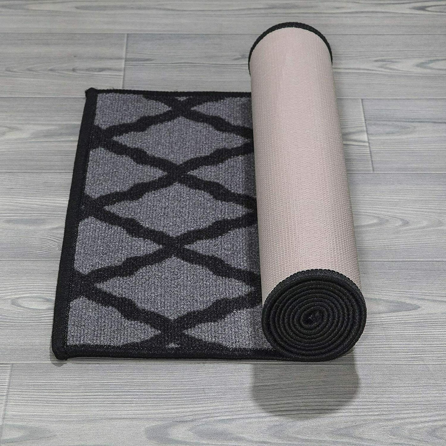 Power Loomed Trellis Hallway Carpet Runner Rug 59"