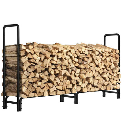 Heavy Duty Outdoor Firewood Log Holder Storage Rack