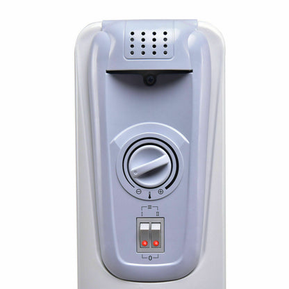 Powerful Oil Filled Freestanding Radiator Heater 1500W