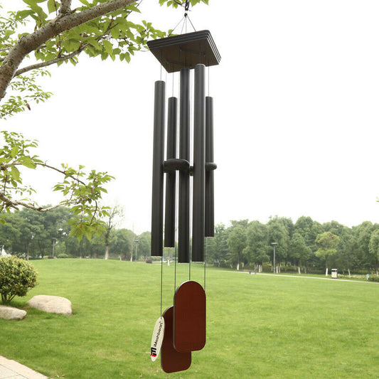 Large Outdoor Metal Tube Bass Sympathy Wind Chimes