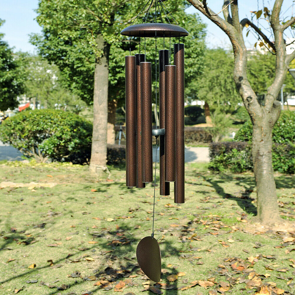 Large Outdoor Metal Tube Bass Sympathy Wind Chimes