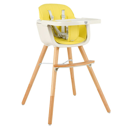 Convertible Folding 2 in 1 Baby Feeding High Chair